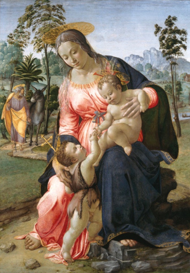 The Holy Family with St. John in a Landscape, Granacci.
