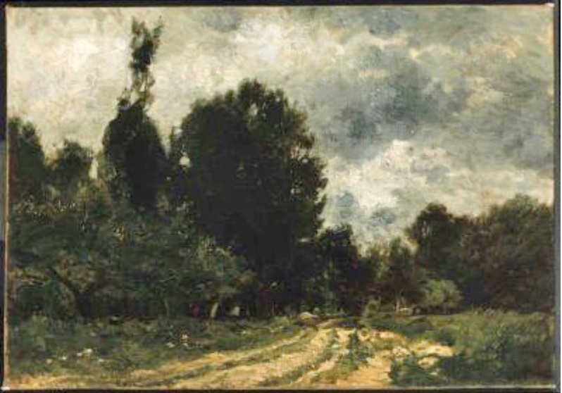 Road through the Forest. Charles Francois Daubigny.