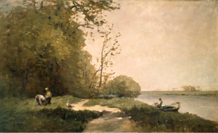 On the Banks of the Seine, Nathaniel Hone the Younger.