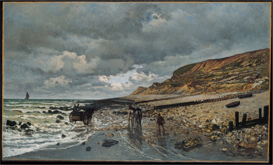 La Pointe de la Heve at Low Tide, Claude Monet.