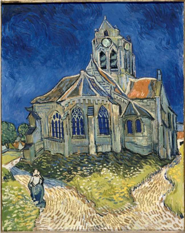 Vincent Van Gogh. L’eglise d’Auvers-sur-Oise 1890